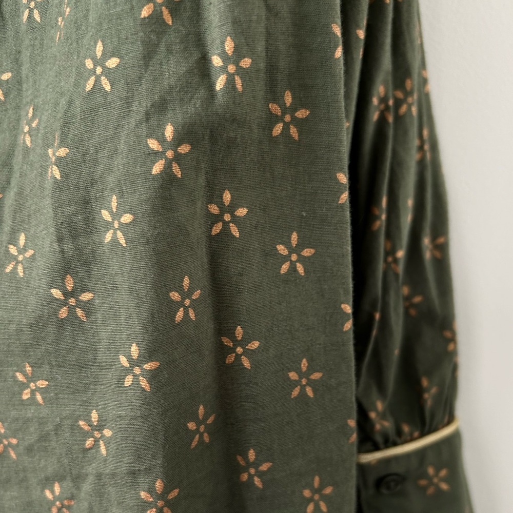 THE GREAT. Olive Green Button Down Shirt - Picture 12 of 15